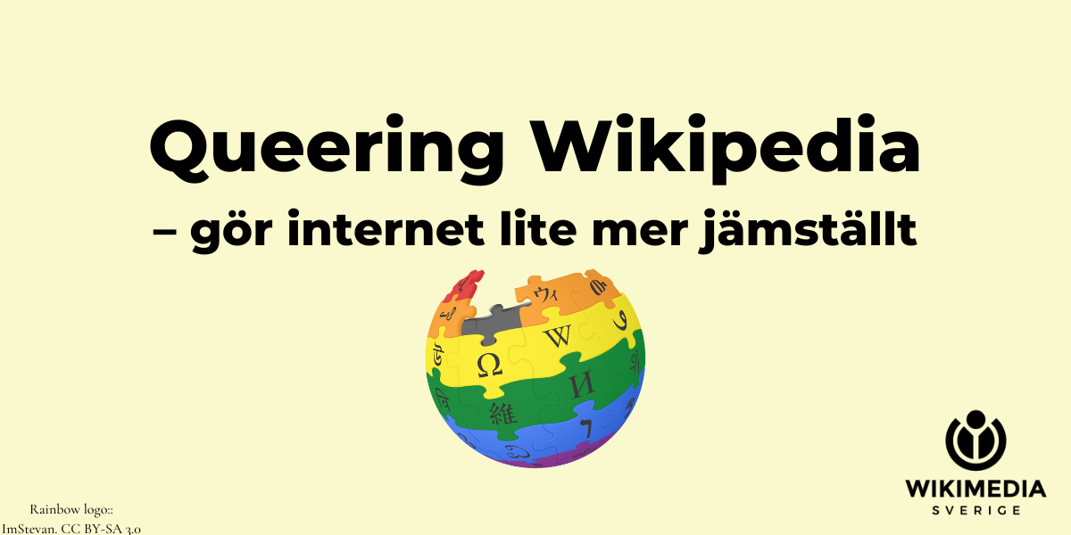 Queering Wikipedia – gör internet lite mer jämlikt WMSE006